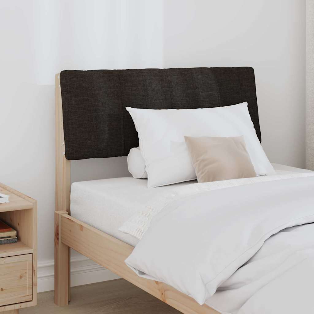 Tête de lit capitonnée Noir 80 cm Pin massif - XIOS