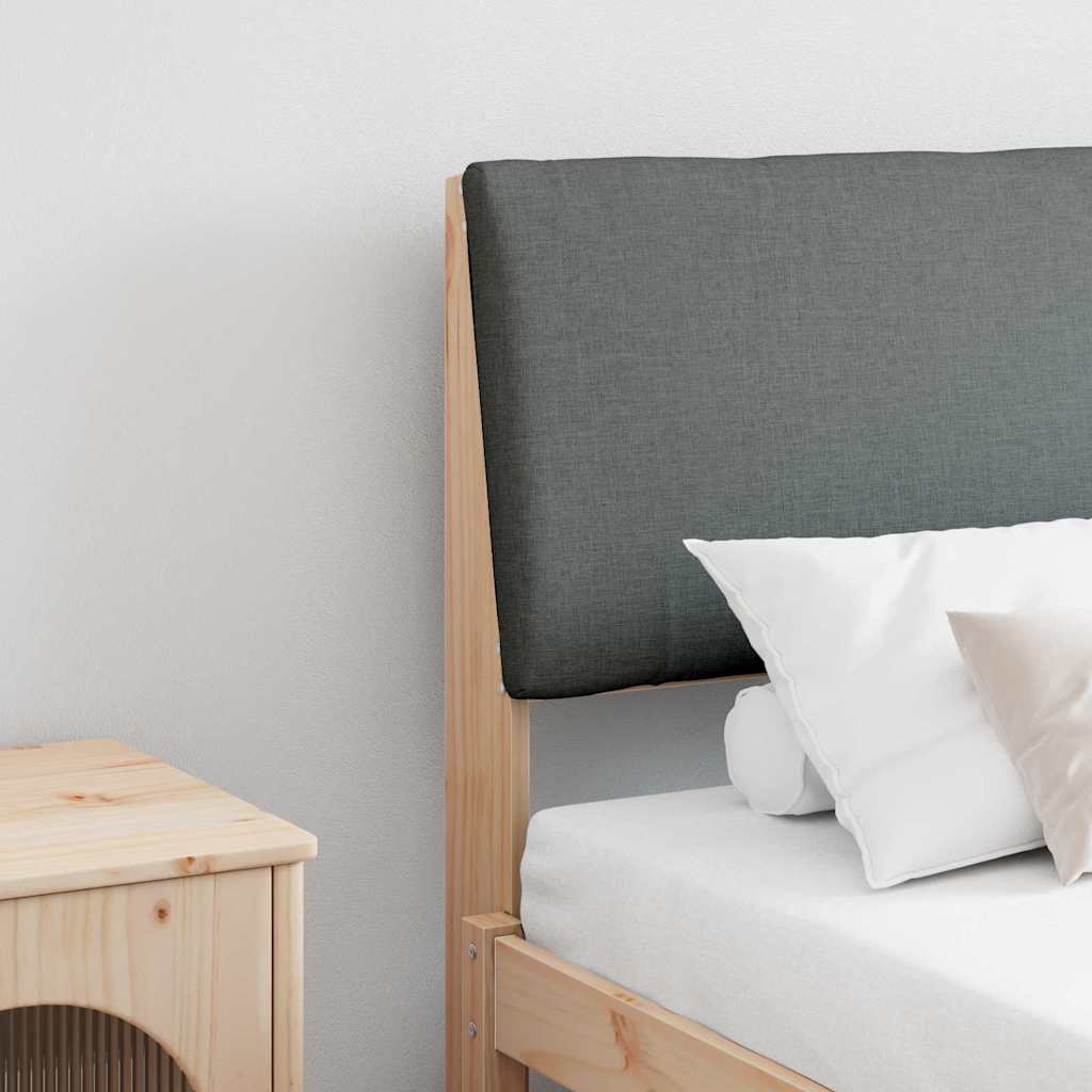 Tête de lit capitonnée Gris foncé 200 cm Pin massif - XIOS