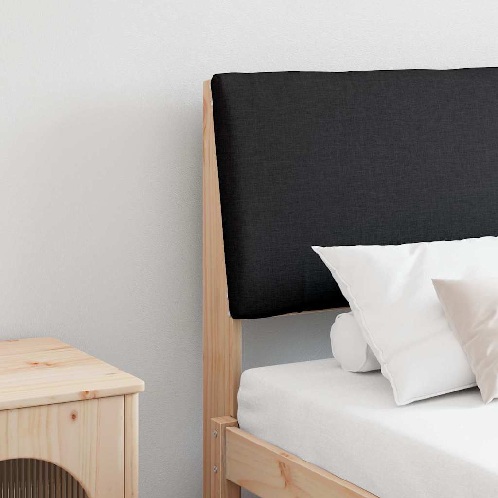Tête de lit capitonnée Noir 200 cm Pin massif - XIOS