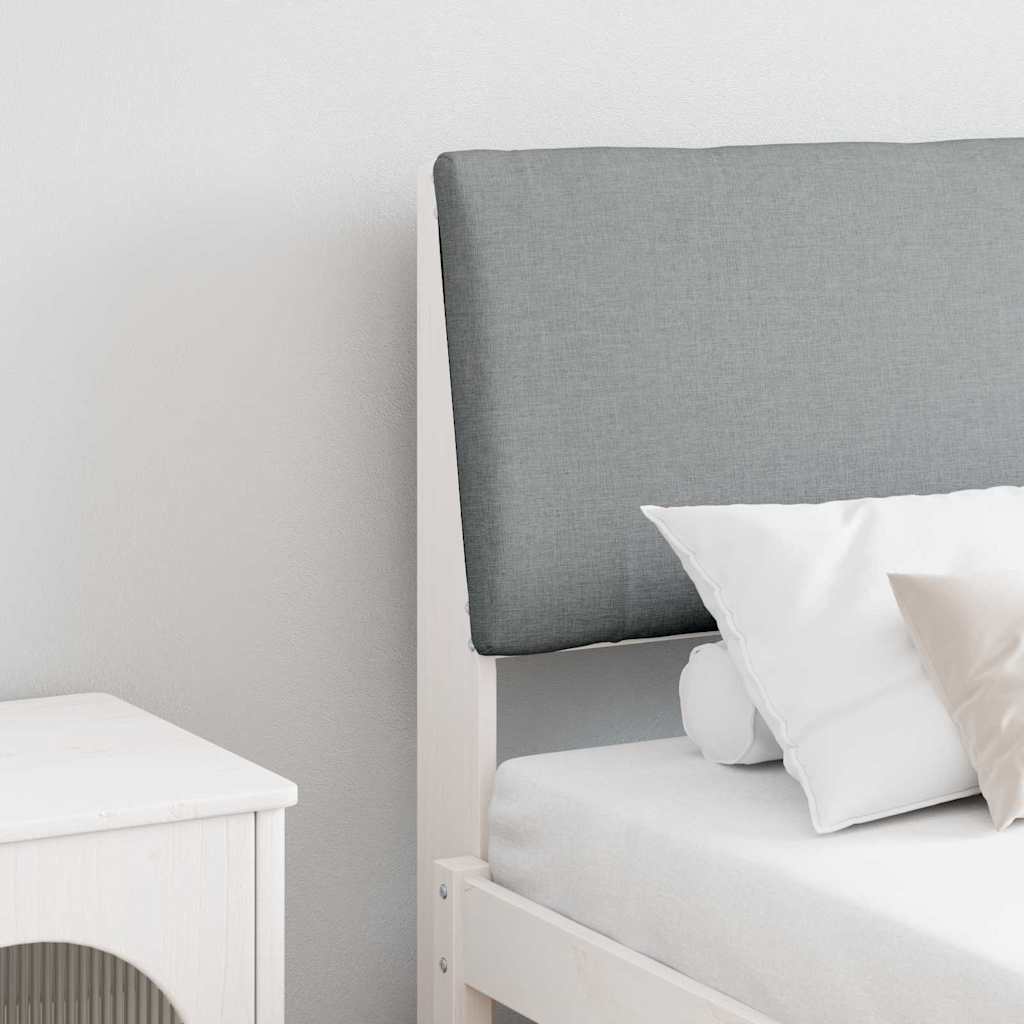 Tête de lit capitonnée Gris clair 200 cm Pin massif - XIOS