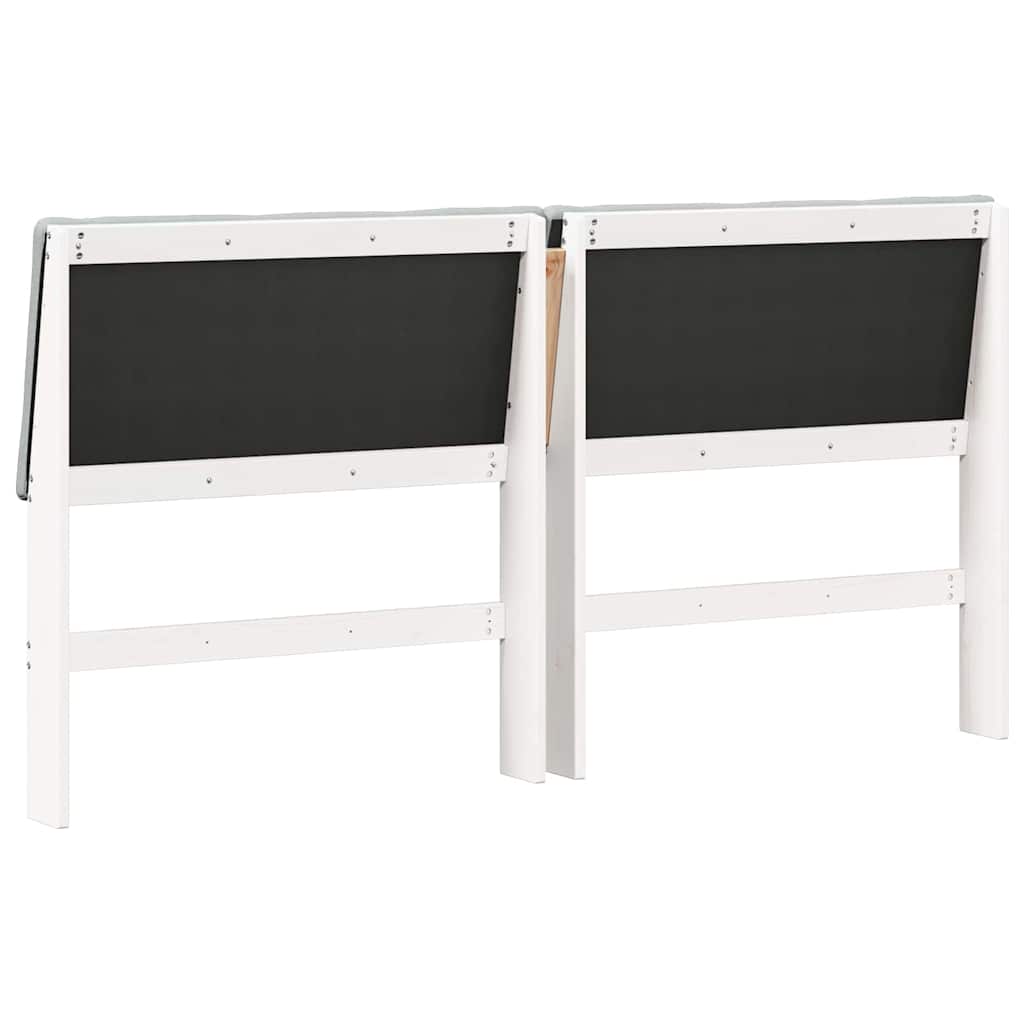 Tête de lit capitonnée Gris clair 200 cm Pin massif - XIOS