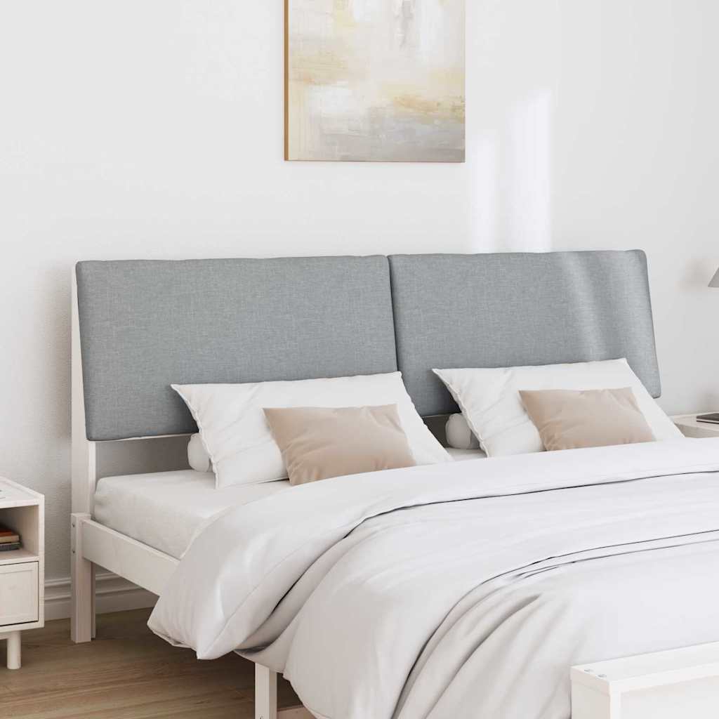 Tête de lit capitonnée Gris clair 180 cm Pin massif - XIOS