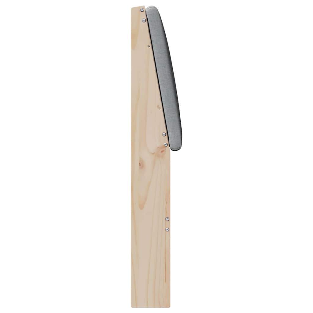 Tête de lit capitonnée Gris clair 160 cm Pin massif - XIOS
