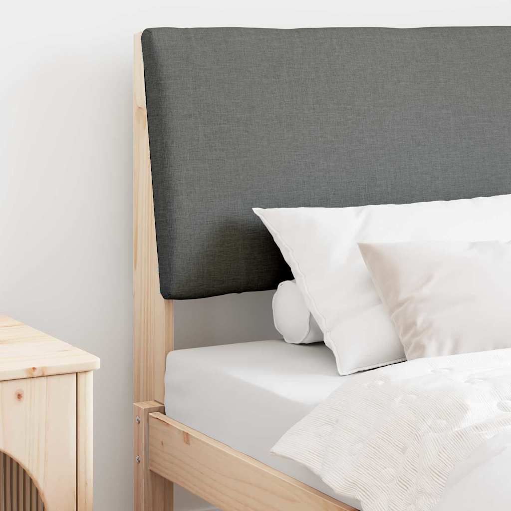 Tête de lit capitonnée Gris foncé 100 cm Pin massif - XIOS