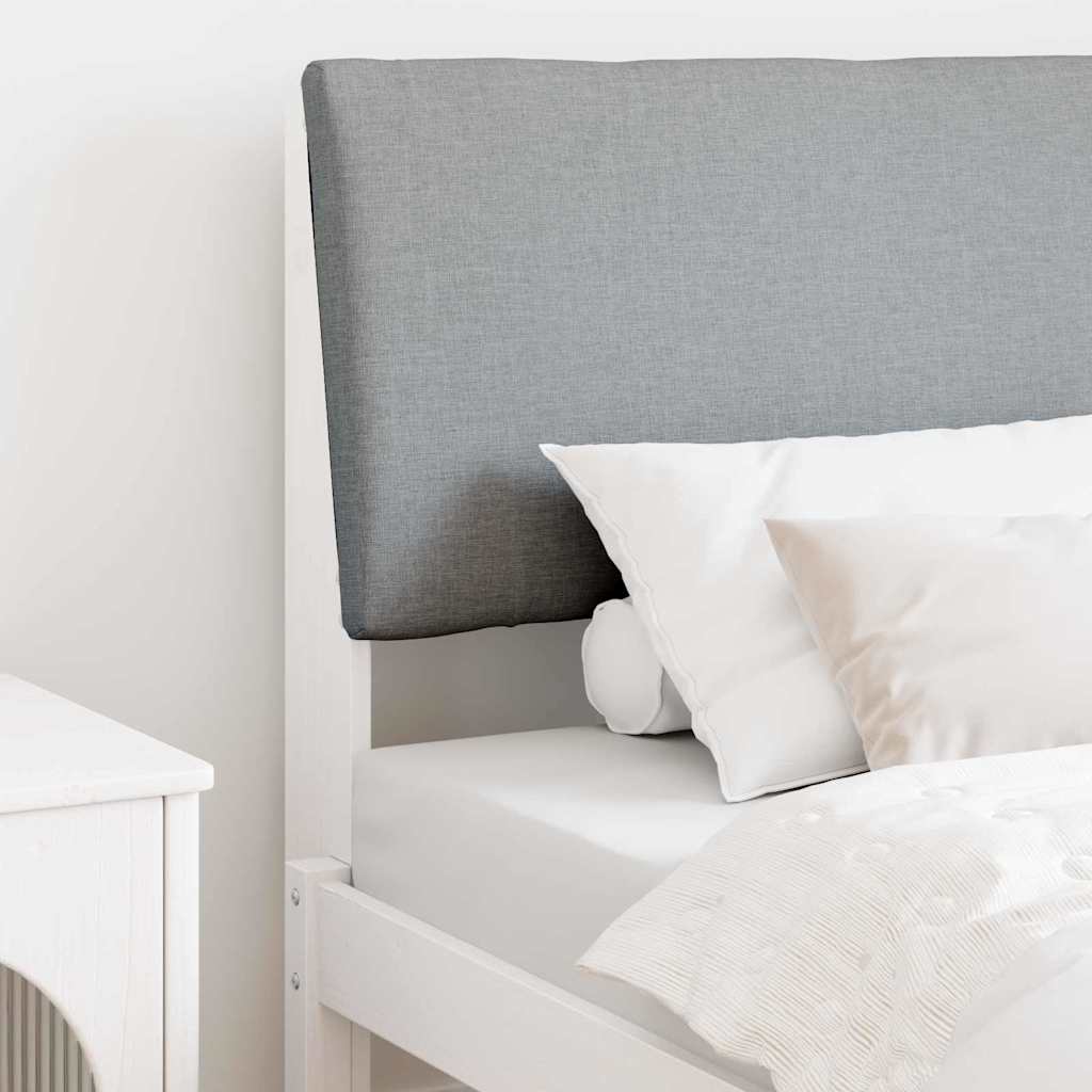 Tête de lit capitonnée Gris clair 90 cm Pin massif - XIOS