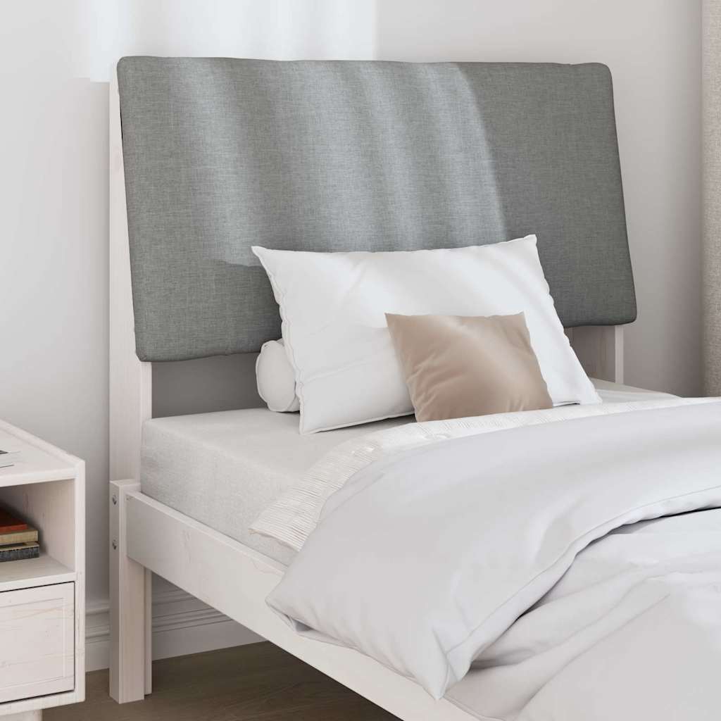 Tête de lit capitonnée Gris clair 90 cm Pin massif - XIOS