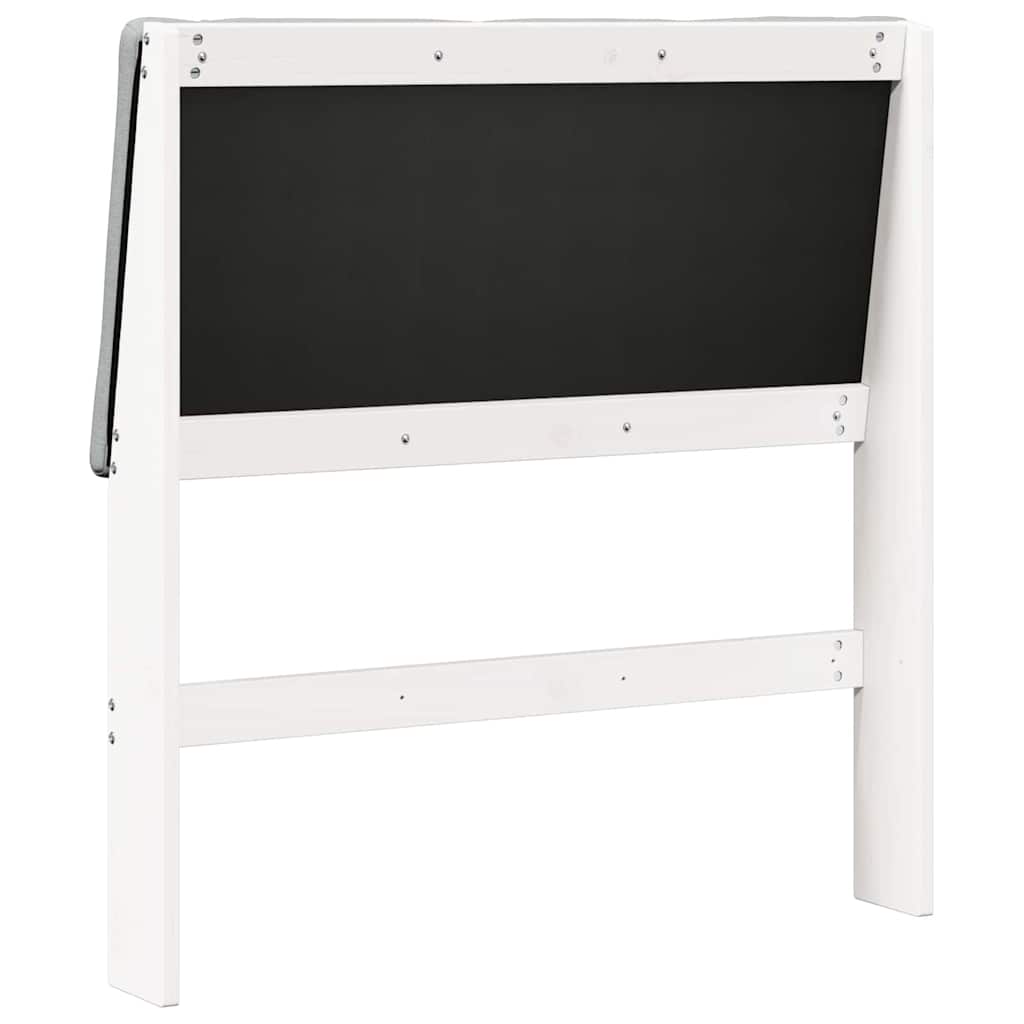Tête de lit capitonnée Gris clair 90 cm Pin massif - XIOS