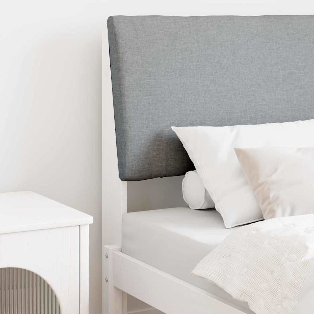 Tête de lit capitonnée Gris clair 80 cm Pin massif - XIOS