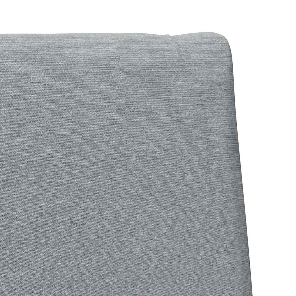 Tête de lit capitonnée Gris clair 75 cm Pin massif - XIOS