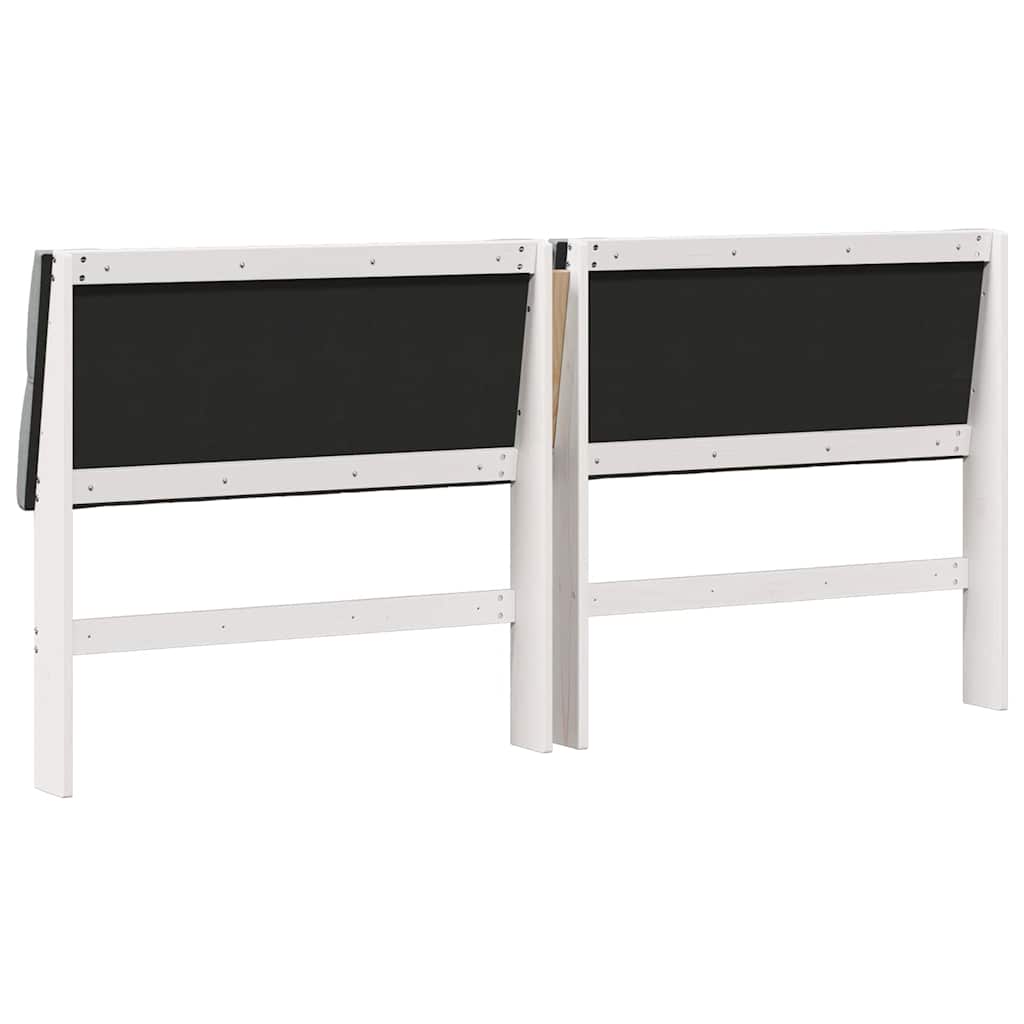 Tête de lit capitonnée Gris clair 200 cm Pin massif - XIOS