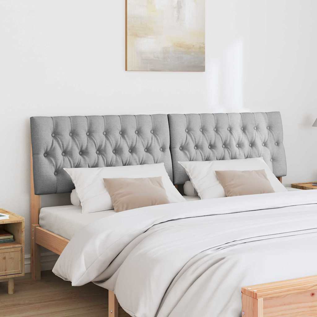 Tête de lit capitonnée Gris clair 180 cm Pin massif - XIOS