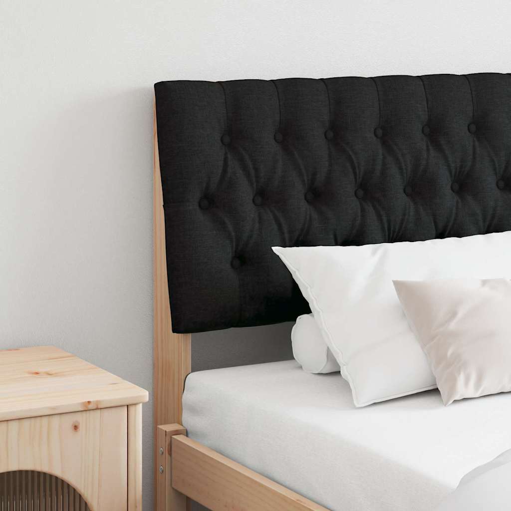 Tête de lit capitonnée Noir 180 cm Pin massif - XIOS