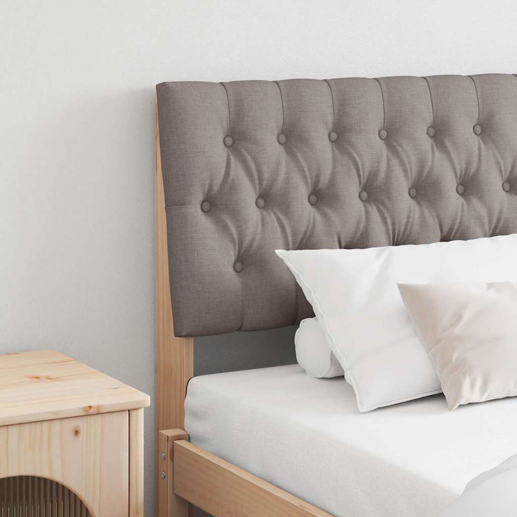 Tête de lit capitonnée Taupe 180 cm Pin massif - XIOS