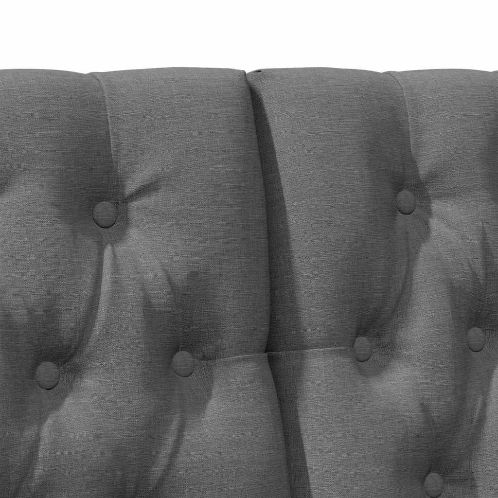 Tête de lit capitonnée Gris foncé 140 cm Pin massif - XIOS