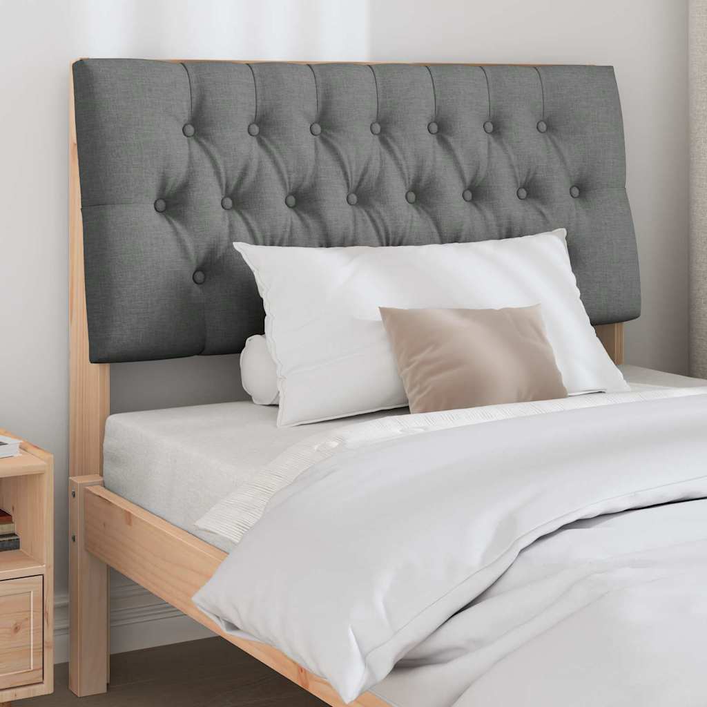 Tête de lit capitonnée Gris foncé 100 cm Pin massif - XIOS