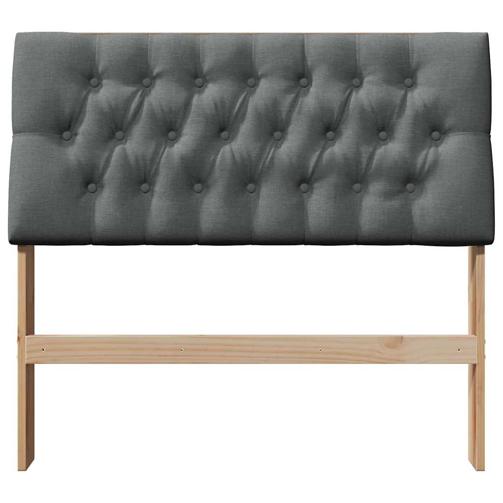 Tête de lit capitonnée Gris foncé 100 cm Pin massif - XIOS