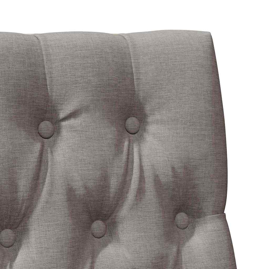 Tête de lit capitonnée Taupe 90 cm Pin massif - XIOS