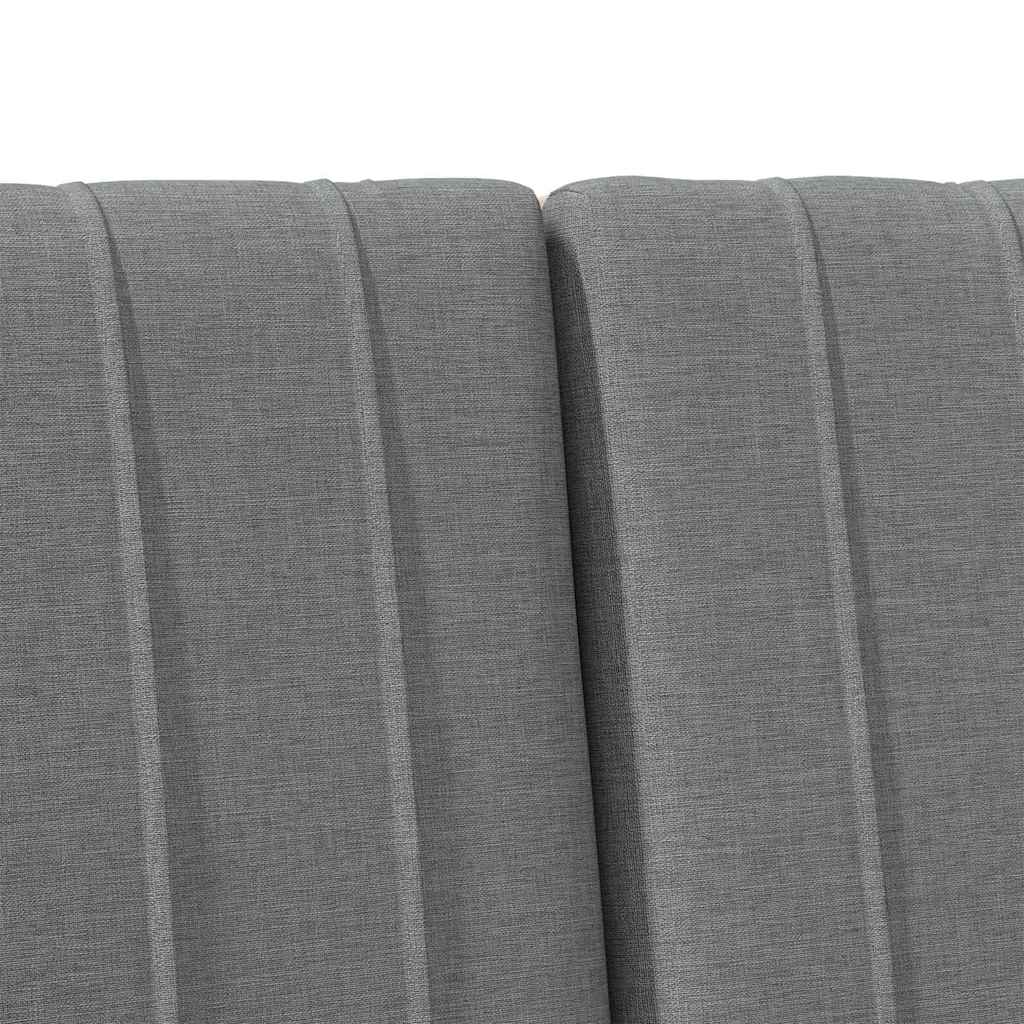 Tête de lit capitonnée Gris foncé 200 cm Pin massif - XIOS