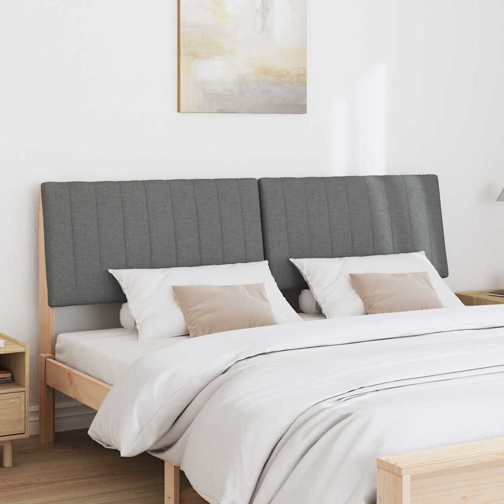 Tête de lit capitonnée Gris foncé 200 cm Pin massif - XIOS