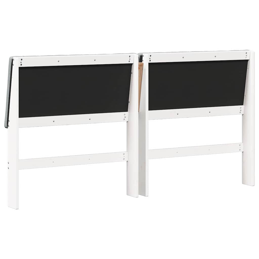 Tête de lit capitonnée Gris clair 200 cm Pin massif - XIOS