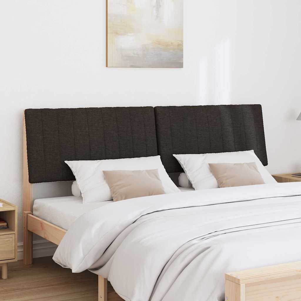 Tête de lit capitonnée Noir 180 cm Pin massif - XIOS