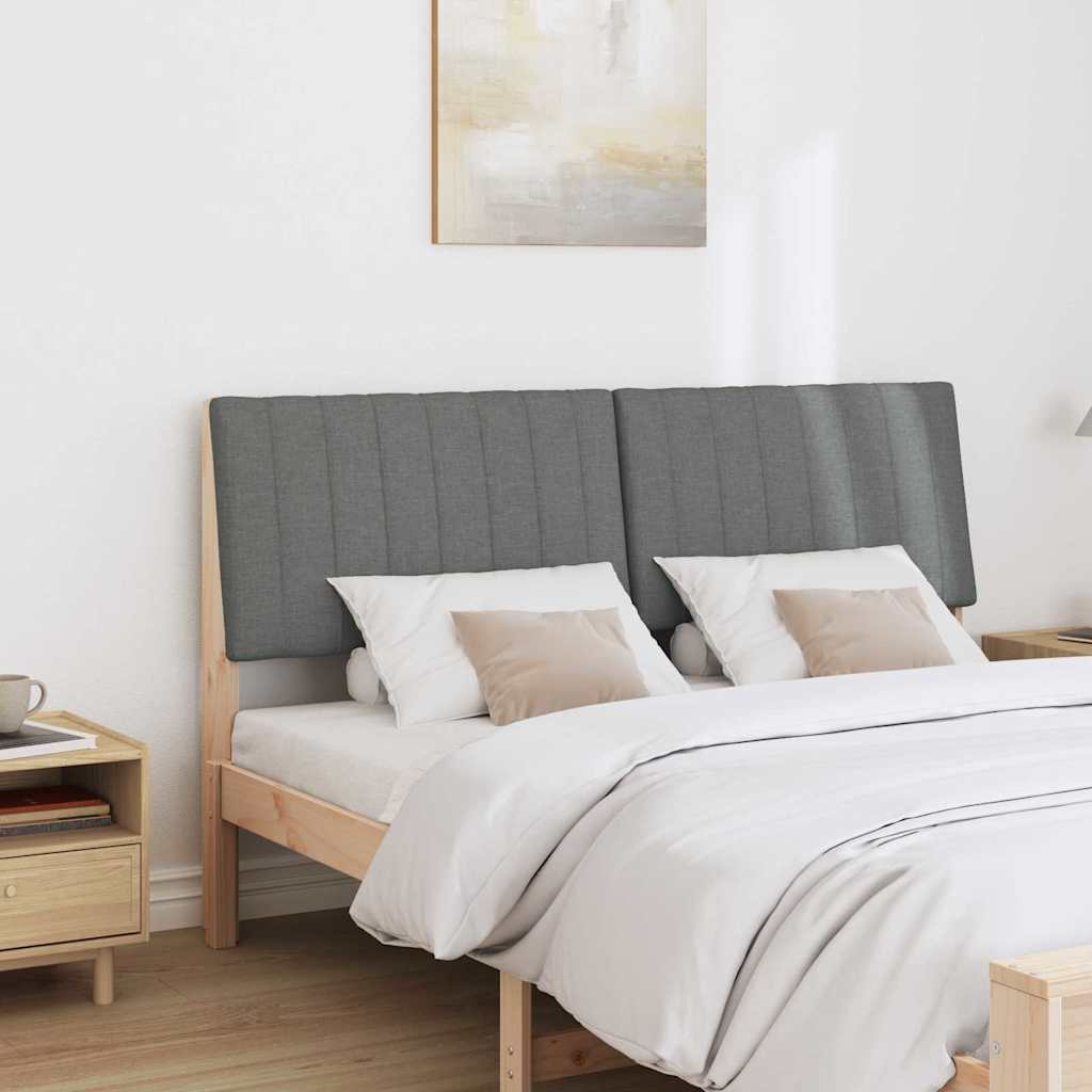 Tête de lit capitonnée Gris foncé 150 cm Pin massif - XIOS