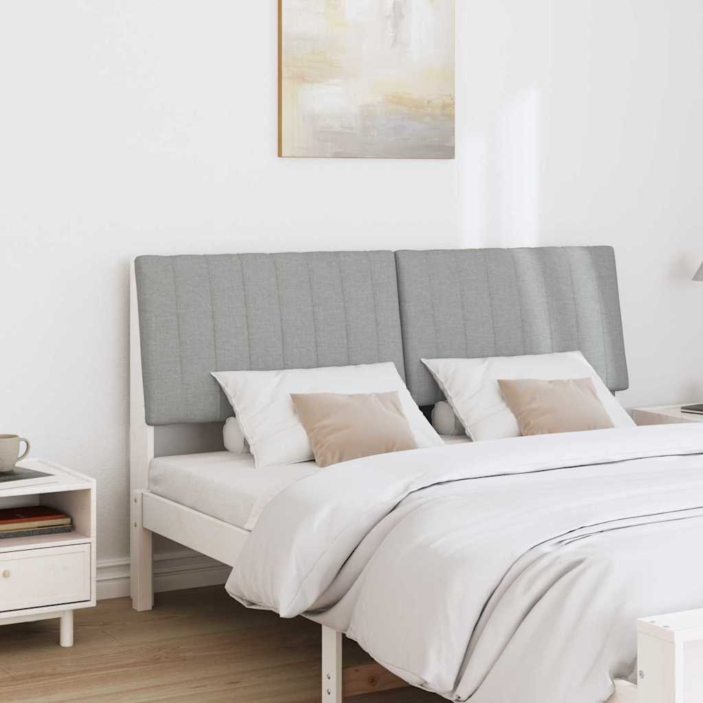 Tête de lit capitonnée Gris clair 150 cm Pin massif - XIOS