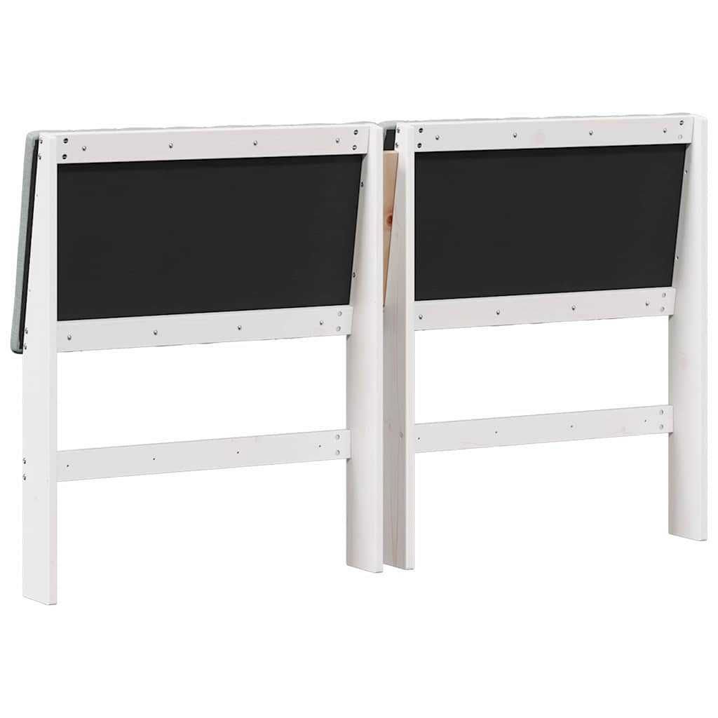 Tête de lit capitonnée Gris clair 150 cm Pin massif - XIOS