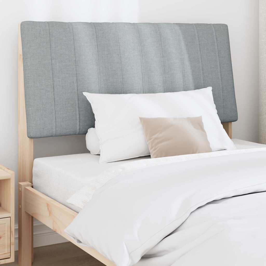 Tête de lit capitonnée Gris clair 100 cm Pin massif - XIOS