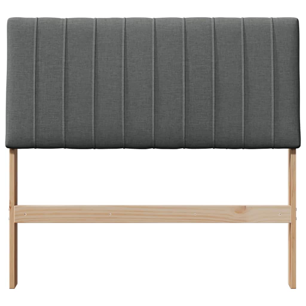 Tête de lit capitonnée Gris foncé 100 cm Pin massif - XIOS