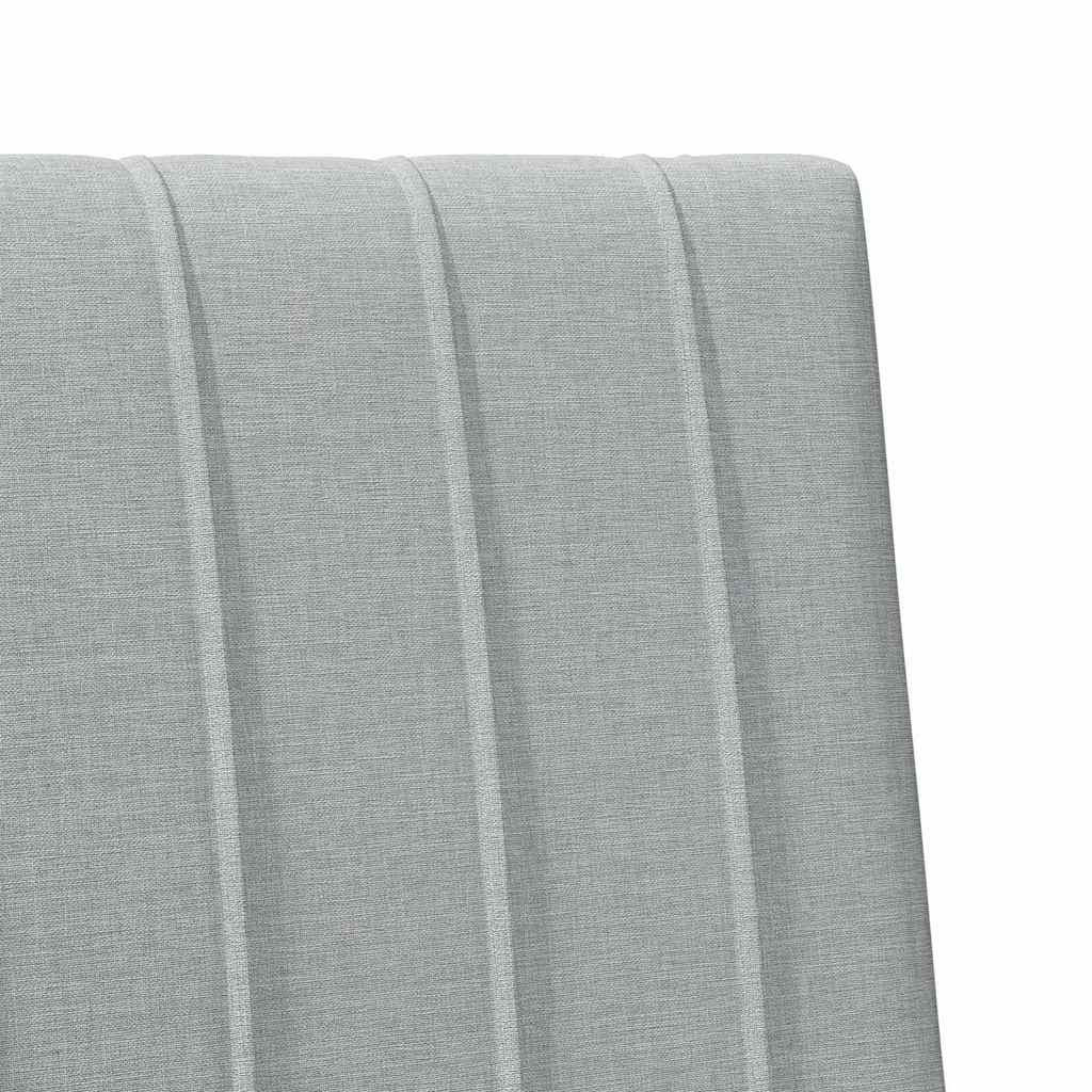 Tête de lit capitonnée Gris clair 100 cm Pin massif - XIOS