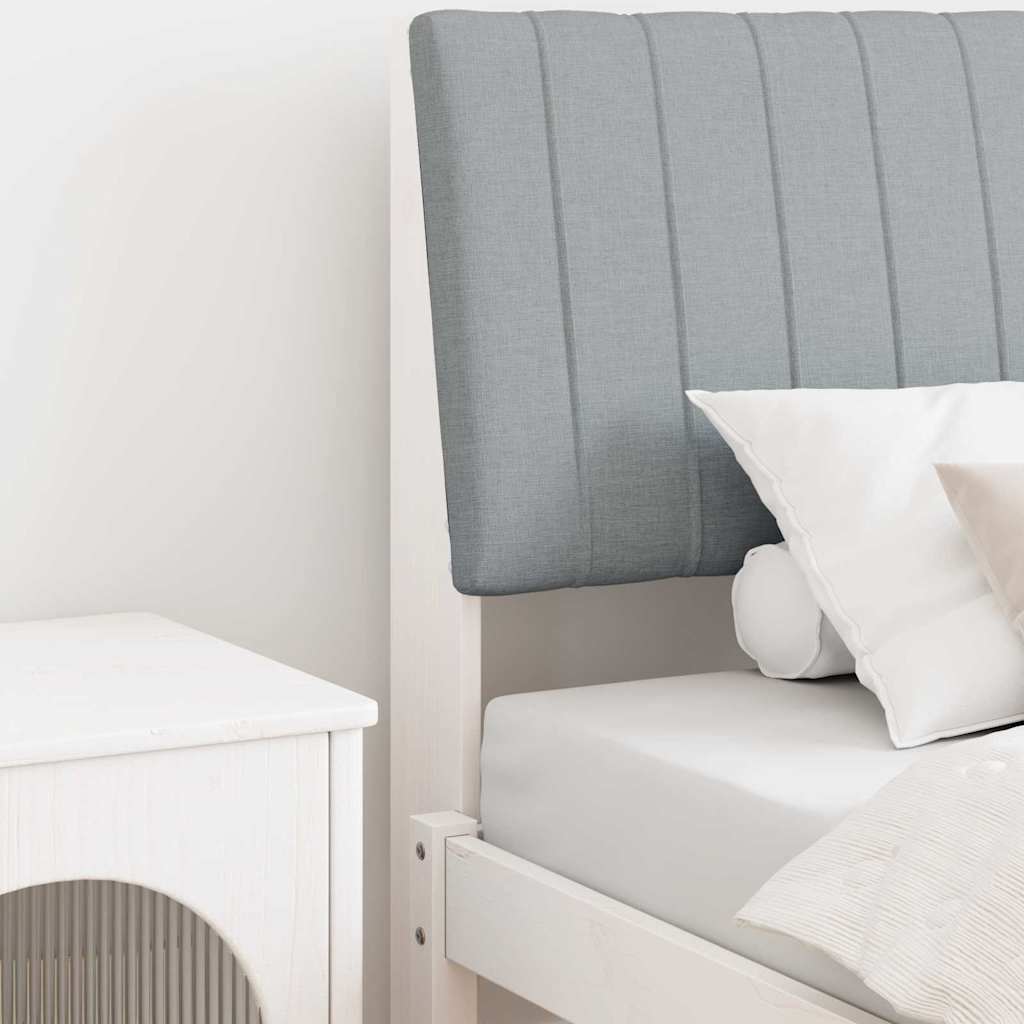 Tête de lit capitonnée Gris clair 100 cm Pin massif - XIOS
