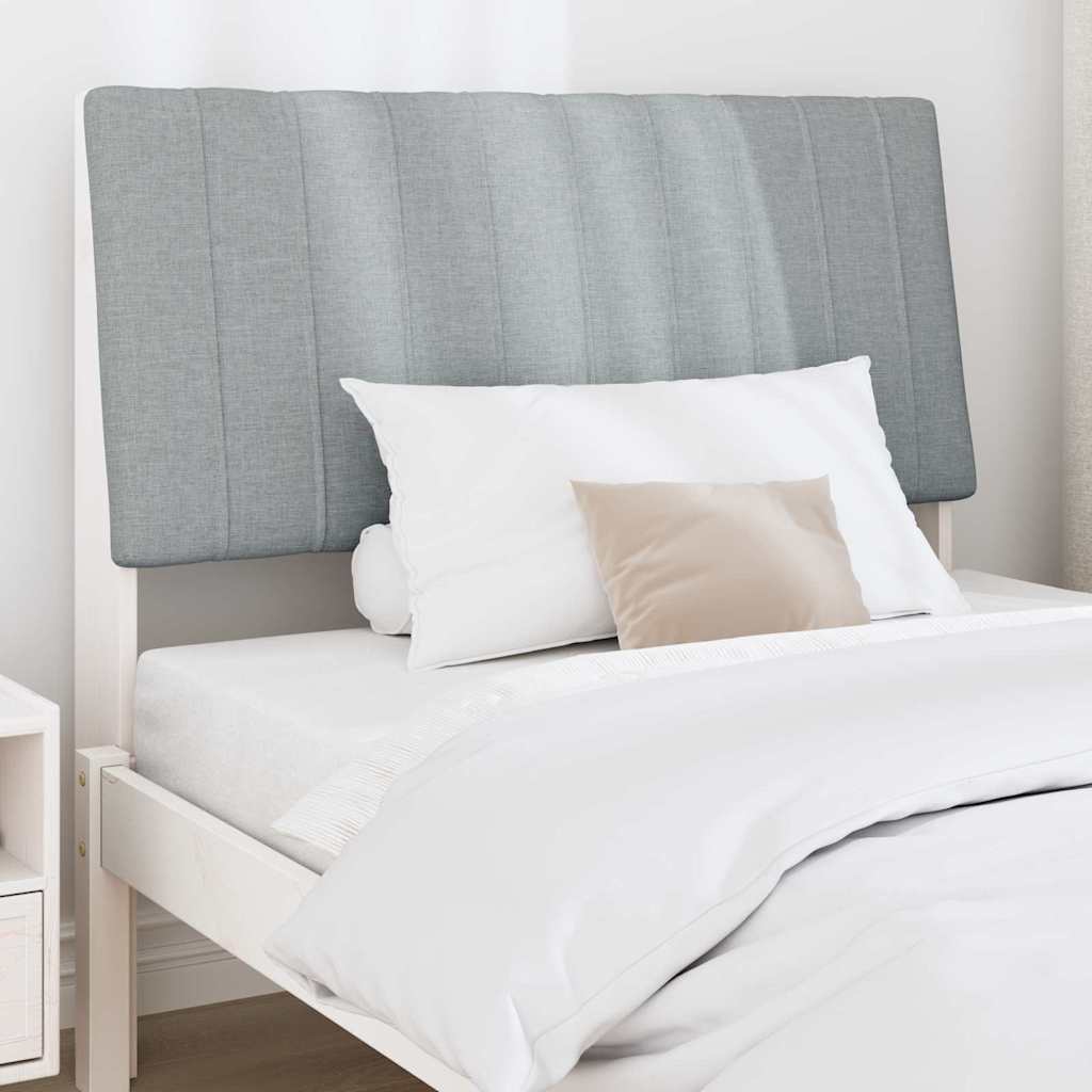 Tête de lit capitonnée Gris clair 100 cm Pin massif - XIOS