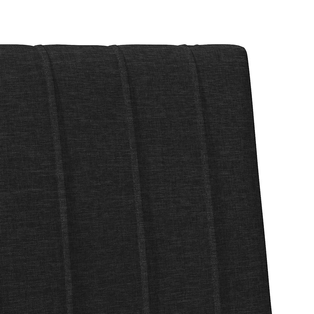 Tête de lit capitonnée Noir 80 cm Pin massif - XIOS