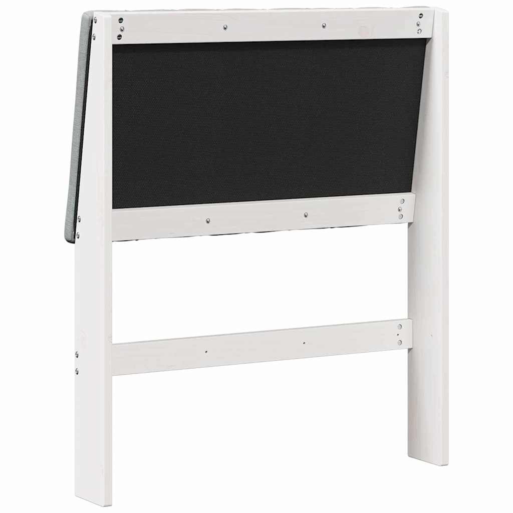 Tête de lit capitonnée Gris clair 80 cm Pin massif - XIOS