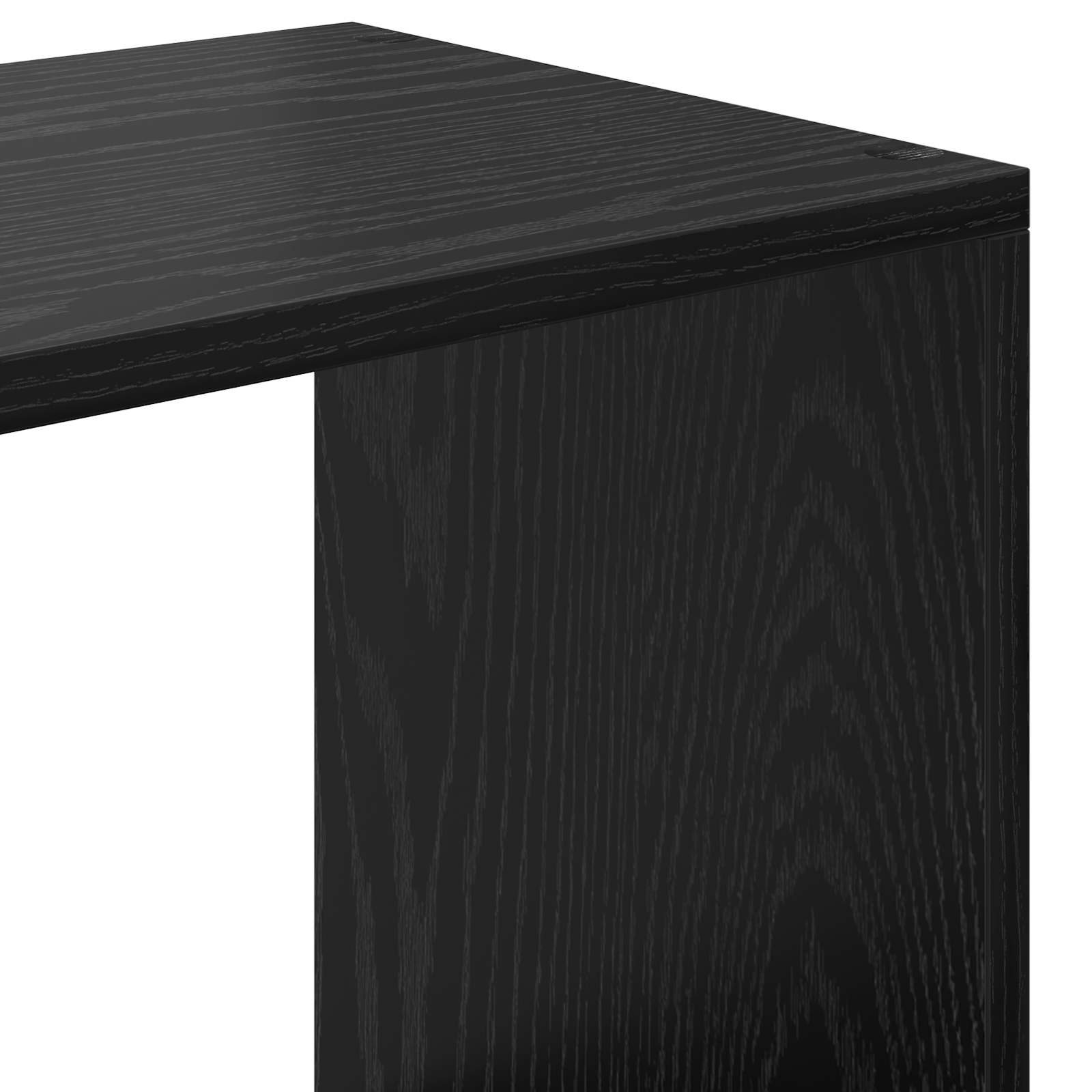 Bibliothèque Chêne noir 137,5 x 29 x 137,5 cm Bois d'ingénierie - XIOS