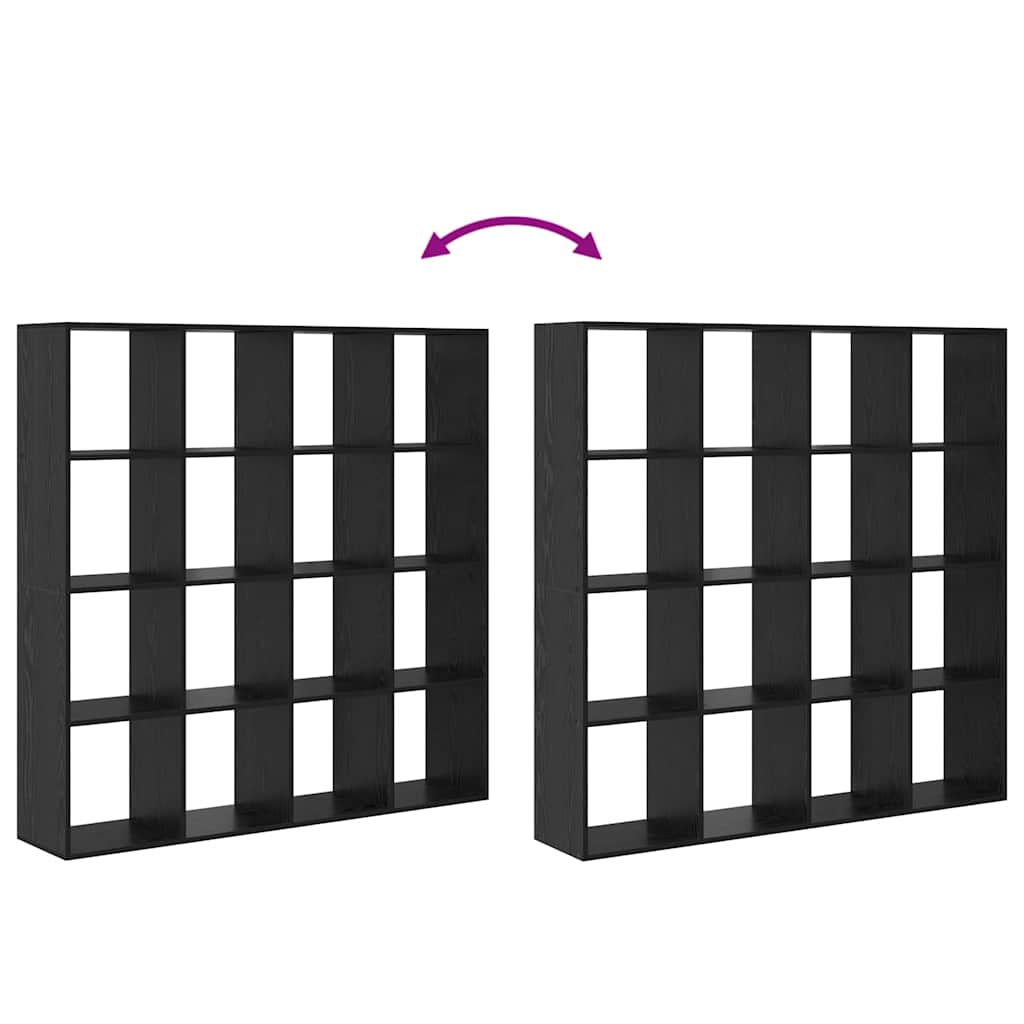 Bibliothèque Chêne noir 137.5 x 29 x 137.5 cm Bois d'ingénierie - XIOS