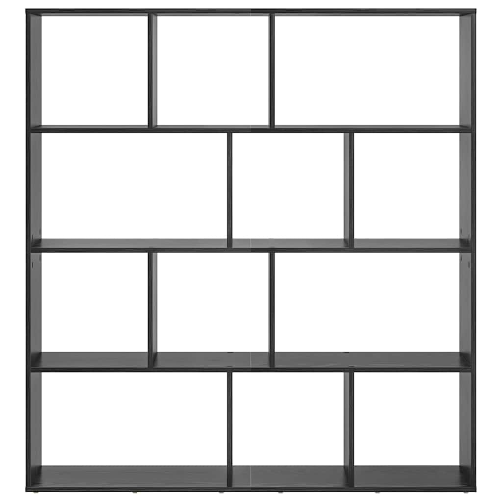 Bibliothèque Chêne noir 132 x 29 x 141,5 cm Bois d'ingénierie - XIOS