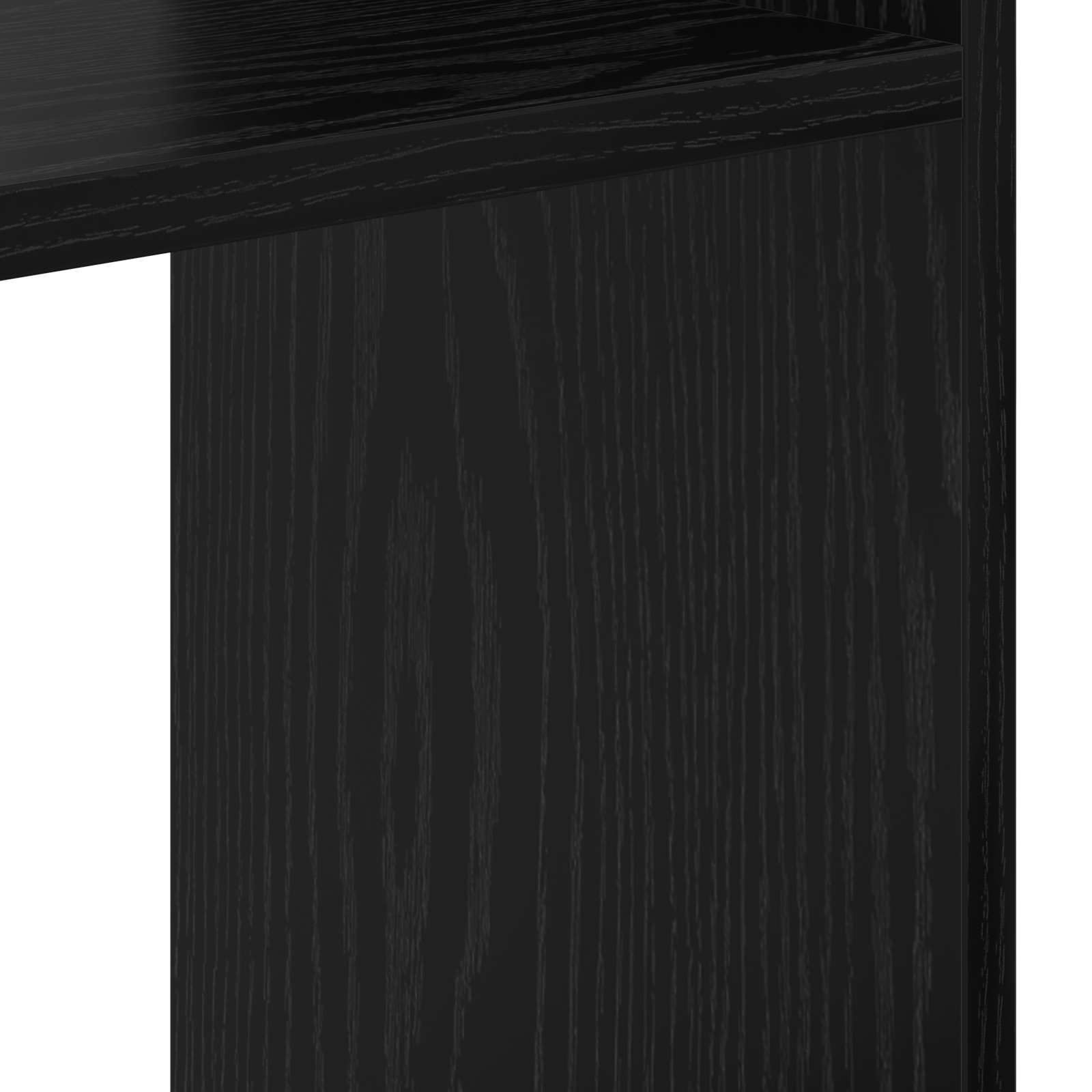 Bibliothèque Chêne noir 92 x 29 x 188 cm Bois d'ingénierie - XIOS