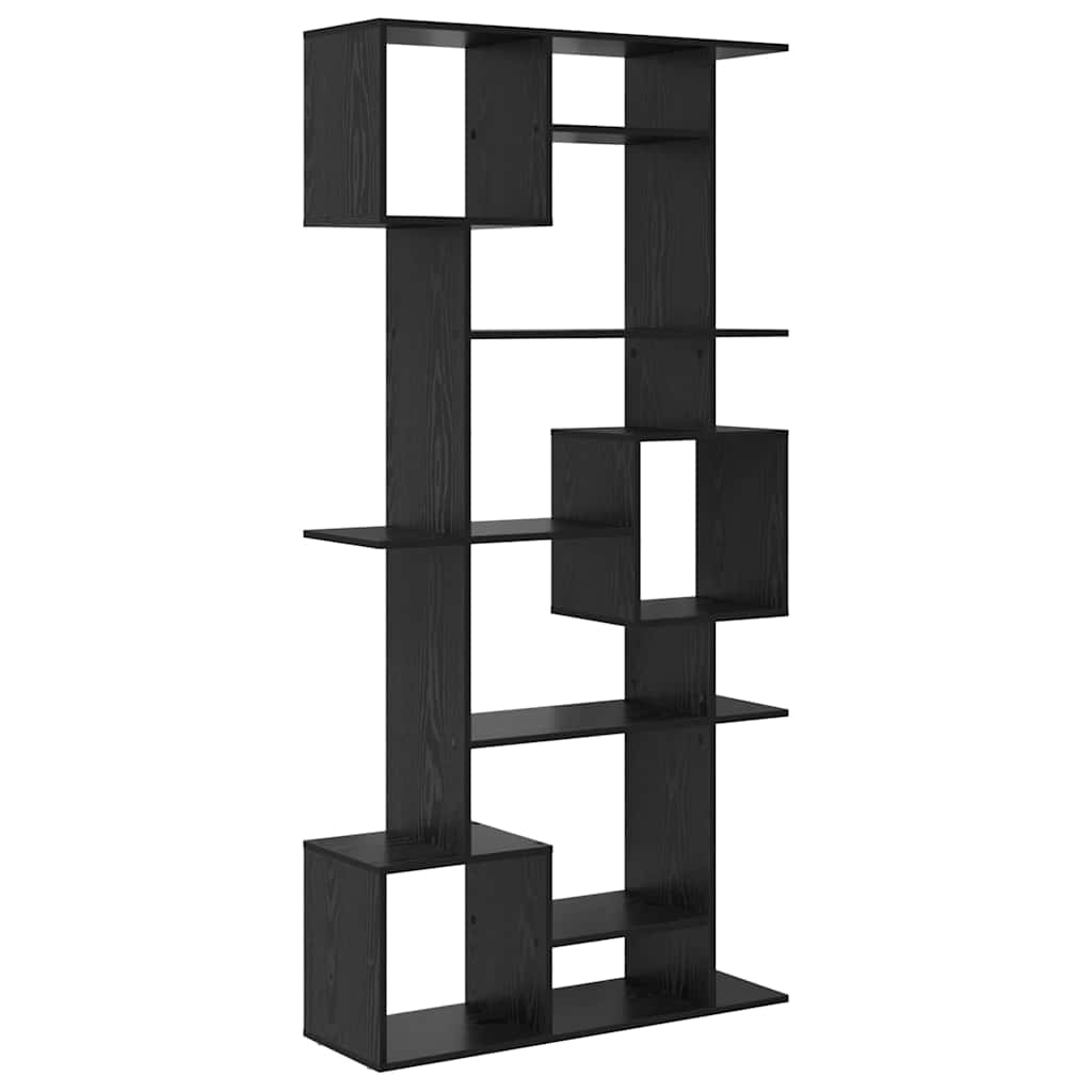 Bibliothèque Chêne noir 92 x 29 x 188 cm Bois d'ingénierie - XIOS