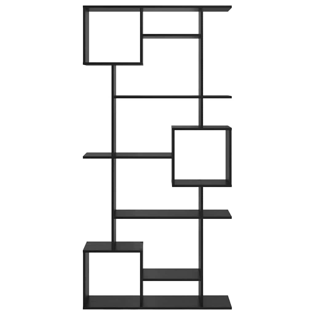 Bibliothèque Chêne noir 92 x 29 x 188 cm Bois d'ingénierie - XIOS