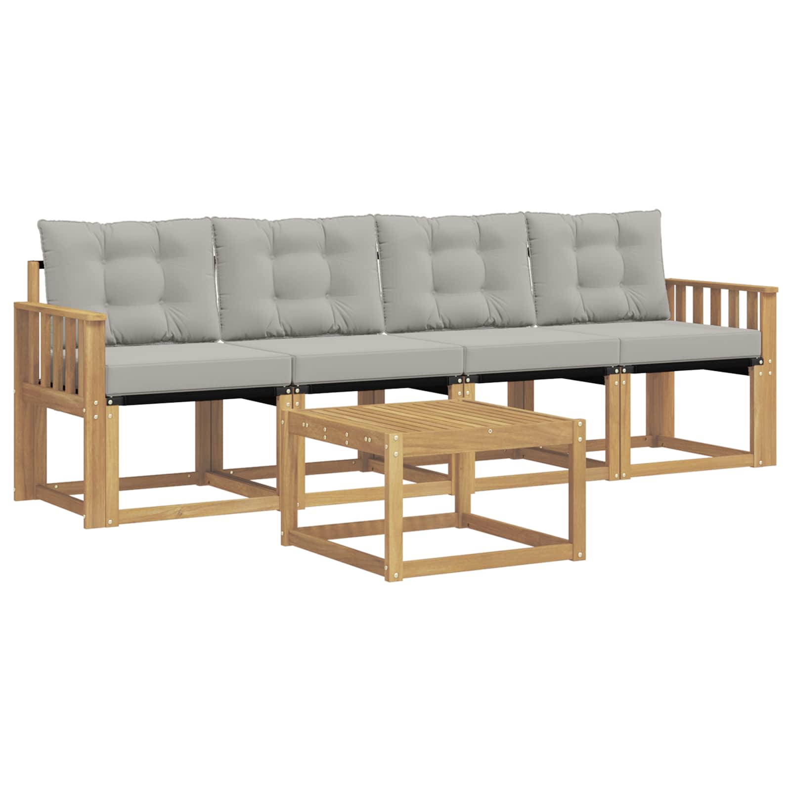 Ensemble de canapés d'extérieur avec coussin 5 pcs - XIOS