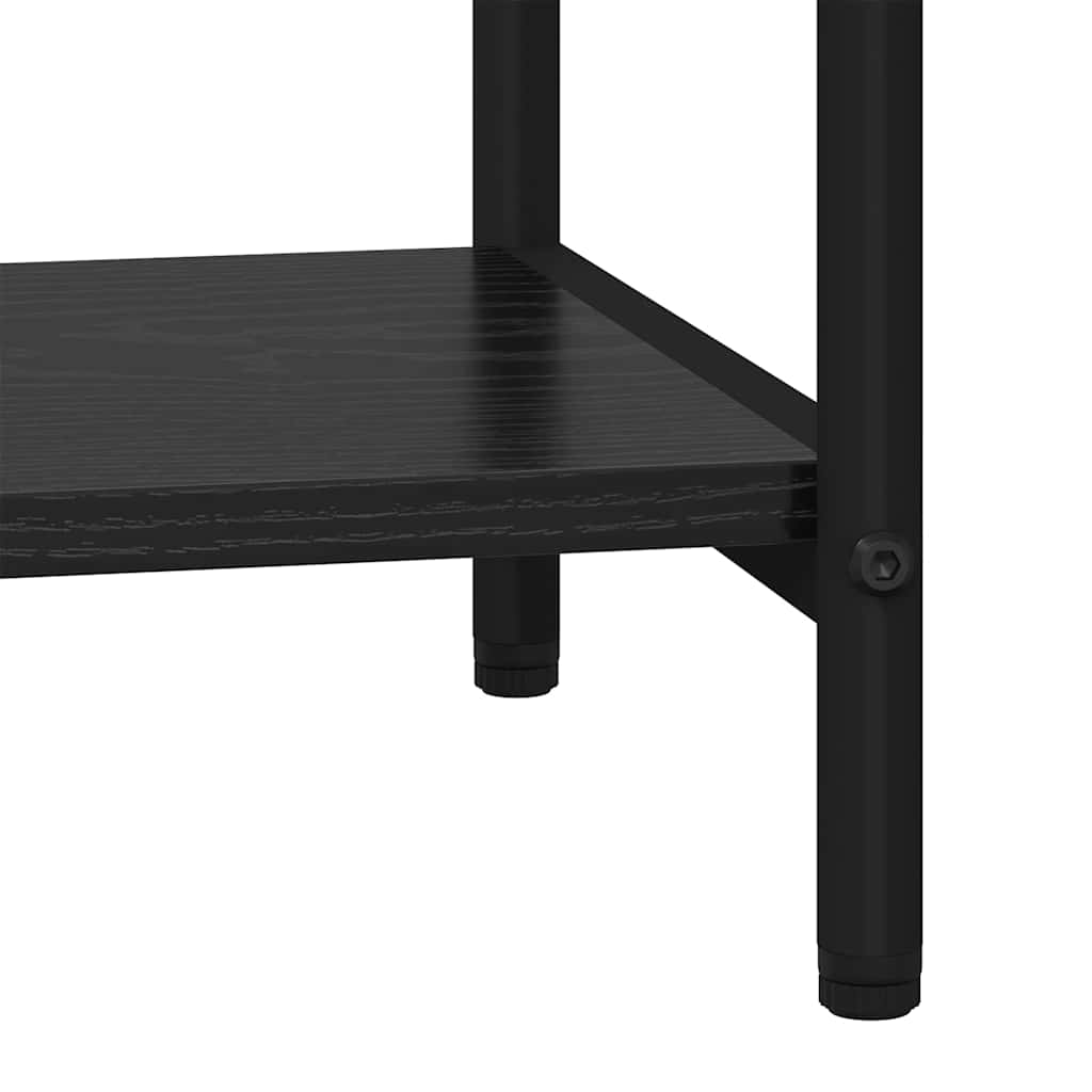 Étagère 5 niveaux 80 x 30 x 183 cm Bois d'ingénierie Chêne noir - XIOS