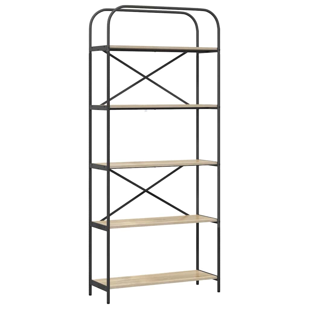 Étagère Chêne sonoma 80 x 30 x 183 cm Bois d'ingénierie - XIOS