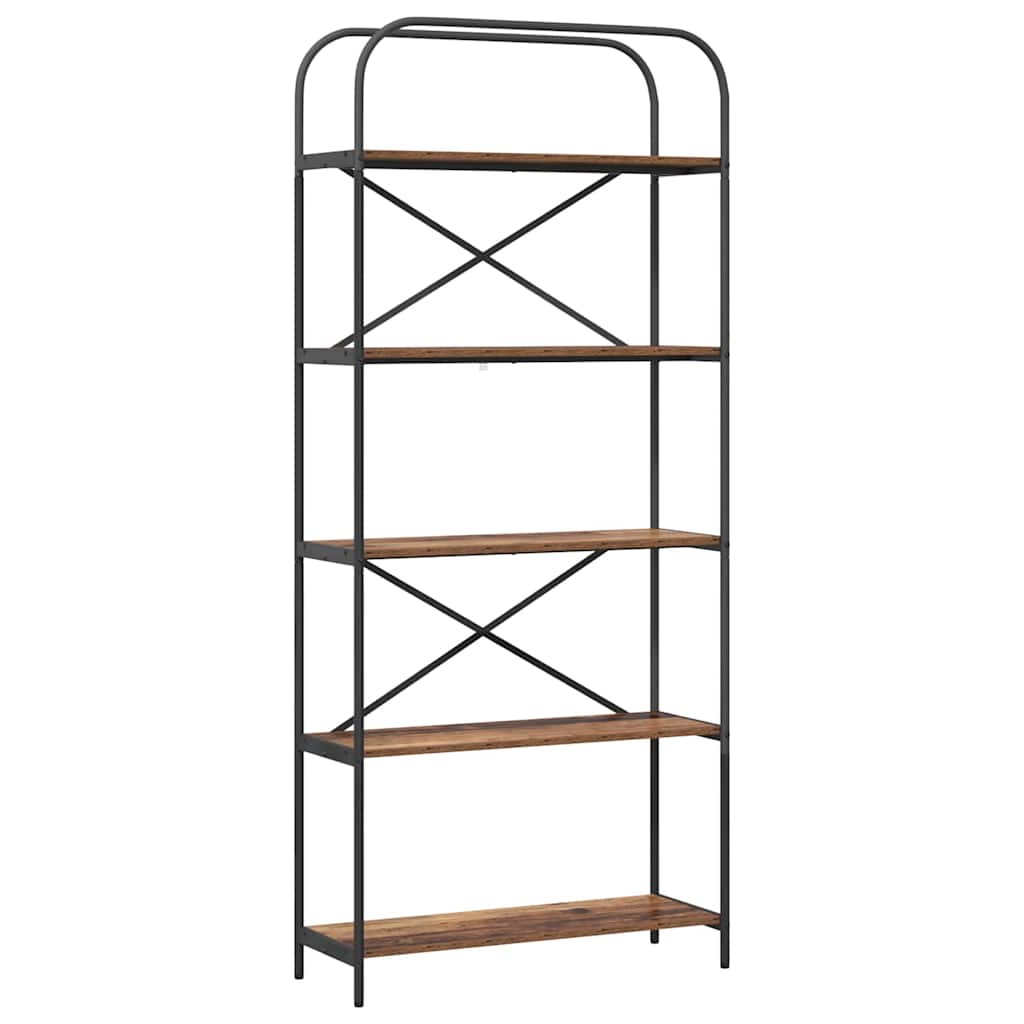 Étagère Bois ancien 80 x 30 x 183 cm Bois d'ingénierie - XIOS