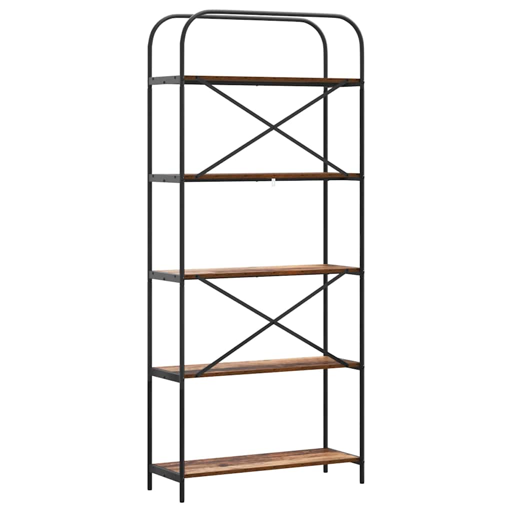 Étagère Bois ancien 80 x 30 x 183 cm Bois d'ingénierie - XIOS