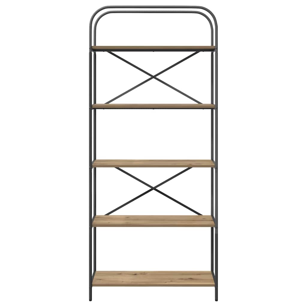 Étagère chêne artisanal 80 x 30 x 183 cm Bois d'ingénierie - XIOS