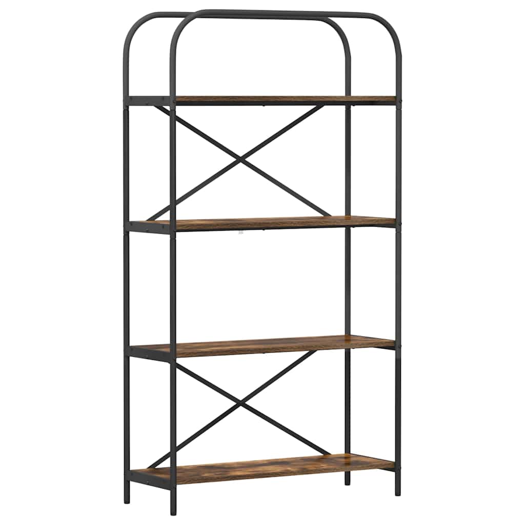 Étagère Chêne fumé 80 x 30 x 146 cm Bois d'ingénierie - XIOS