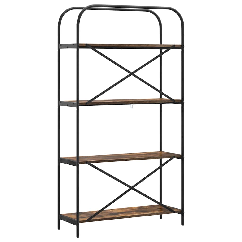 Étagère Chêne fumé 80 x 30 x 146 cm Bois d'ingénierie - XIOS