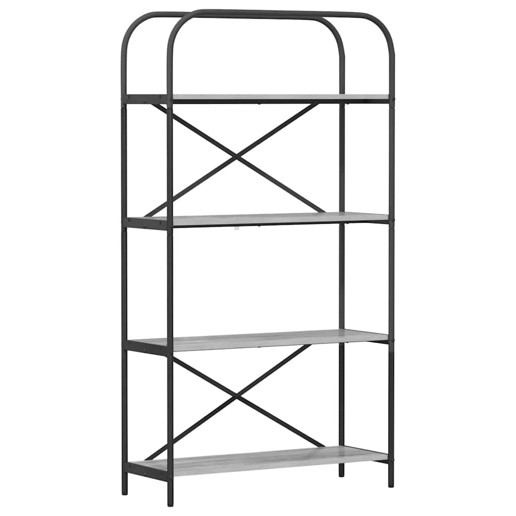 Étagère Sonoma gris 80 x 30 x 146 cm Bois d'ingénierie - XIOS
